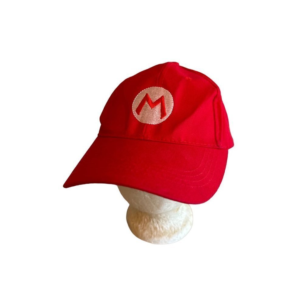 Super Mario Red Baseball Hat Cap Adjustable
